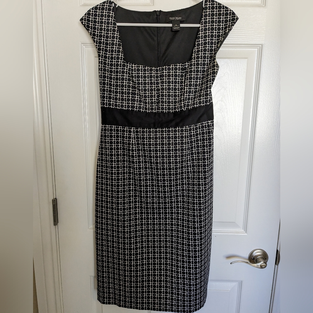 WHBM cap sleeve shift dress